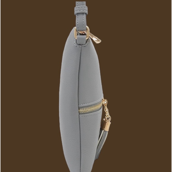 Lightweight Medium Crossbody Bag with Tassel - Picture 2 of 8